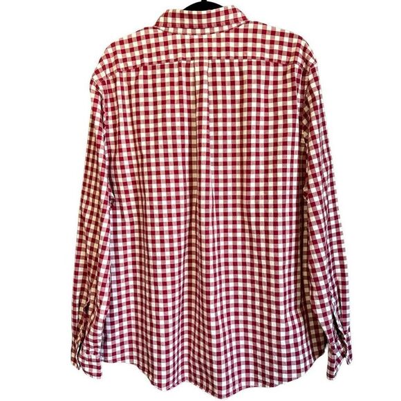 Vineyard Vines Slim Fit Tucker Casual Button Down Shirt Gingham Check Red White - Picture 3 of 6